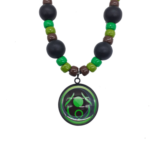 Lavudamorf's Timuquan Kingdom Beaded Necklace With Pendant